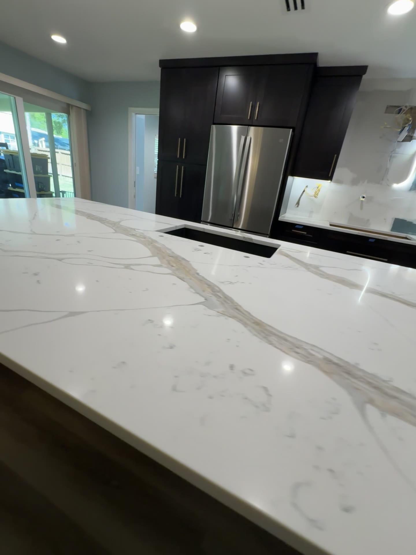 Kitchen — Waterfall Edge
